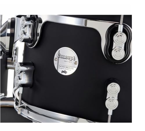 PDP Concept Maple Bop 3-piece Shell Pack - Satin Black - Thumbnail 5