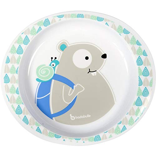 Badabulle B005208 Piatto microonde Boy, Azzurro