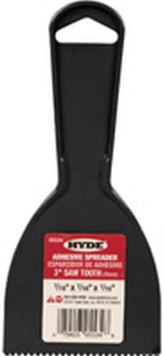 20/PACK HYDE TOOLS 05534 3IN 1/16 SQ-NOTCH SPREADER