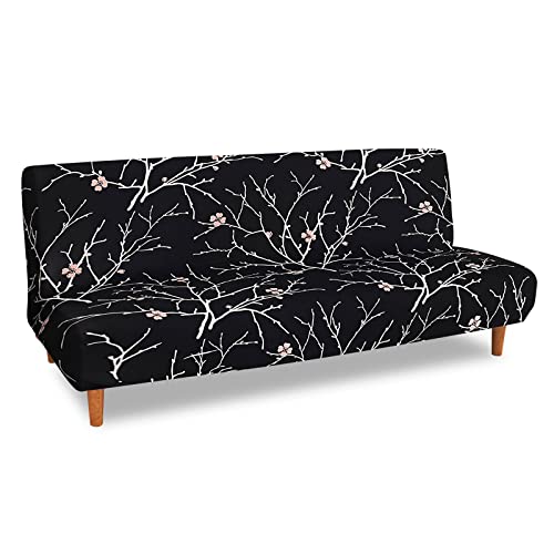 Lydevo Housse de Canapé sans Accoudoir 3 Places Housse de Canapé Clic Clac Extensible Universel...