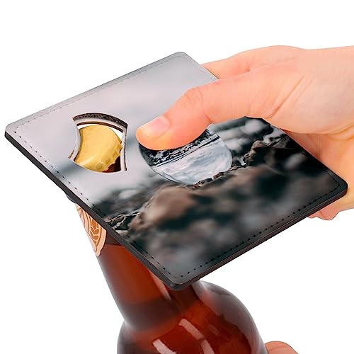 Sous verre décapsuleur galets dessous de verre avec ouvre bouteille intégré - 4