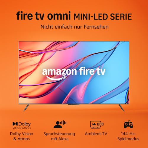 Wir stellen vor: Die Amazon Fire TV Omni-Mini-LED-Serie, QLED-Sma...