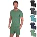 Produktbild Light & Shade Pyjama-Set aus Modal mit Rundhalsausschnitt und kurzen Unterteilen für Herren, Grün, L