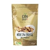 Noix du Bresil Bio   250g. Noix Décortiquées. Contient Fibres Protéines Sélénium et Minéraux. Comme Casse Croûte ou Pour les Recettes. Pour Végétariens et Végétaliens.