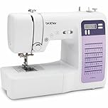 Brother FS70WTx Patchwork-Nähmaschine mit Máquina de Coser, Metal, Blanco, Morado, Full-size sewing machine + Anschiebetisch