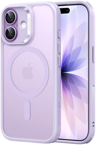 （19:00時点） ESR iPhone 17 ケース 2世代黄変防止 超薄型 Classic Hybrid ライトフロストパープル | SGS認証 エアガードコーナー ワイヤレス充電 耐衝撃 PC背面TPUバンパー 指紋防止 高耐久性 マグネットスマホケース Qi2.2 25W高速充電対応 マグセーフ iphone17ケース アイフォン17専用Classicシリーズ