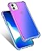 WQCuqu royalcase iPhone 11 Case,Gradient Slim Protect Heavy Duty Soft TPU Rubber Silicone Shockproof Mobile Phone Case Protective Cover for iPhone 11 6.1 Inches (Blue/Purple)