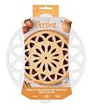 Decora 0215803 Griglia Tagliapasta Per Crostate Fiore Ø 28 cm, Realizzata in Plastica, Ide...