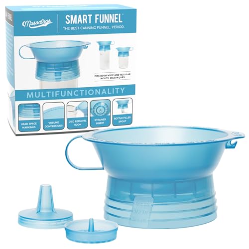 Masontops Smart Funnel - Multifunctional Canning Funnel with Stra...