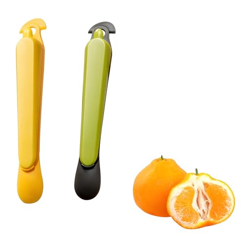 Multifunktionellt verktyg for fruktskalning for kök, apelsinskalare i rostfritt stål, hushållsfruktskalare, verktyg for apelsincitroncitrusskalare /572(Group)