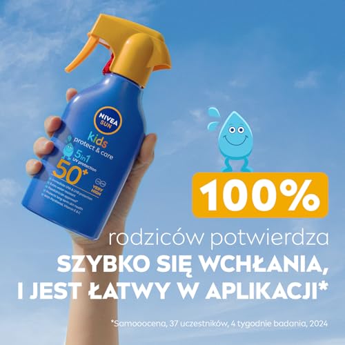 NIVEA SUN Protect & Care Spray ochronny do opalania dla dzieci SPF50+ 250 ml