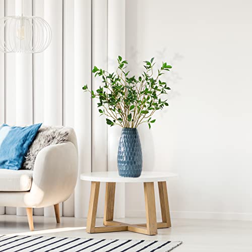 Yighai 5 Packs 28" Artificial Ficus Branches Greenery Banyan Stems Faux Ficus Twig Fake Green Bushes Shrubs For Vase Filler Floral Arrangements Wedding Home Office Decor #TOP4