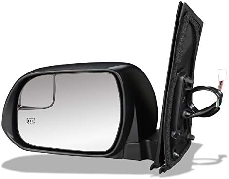 TO1320339 OE Style Powered+Heated+Spotter Glass Driver/Left Side View Door Mirror Compatible with Sienna 15-18
