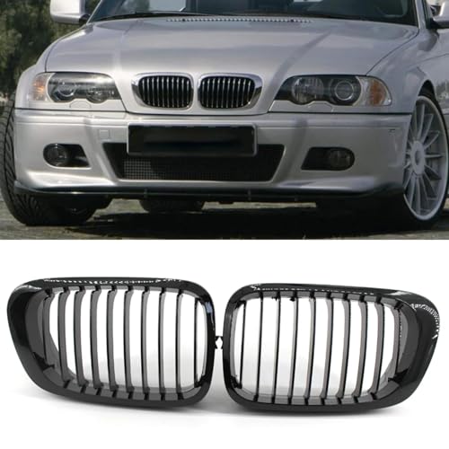 Parrillas 51138208683 y 51138208684 para parachoques delantero de E46 Coupé 3