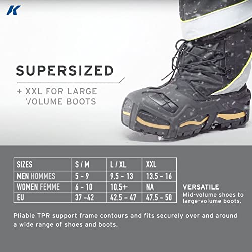 Korkers Apex Ice Cleat, Color: Black, Size: Xx-Large (Oa8500-Xxl) #TOP3