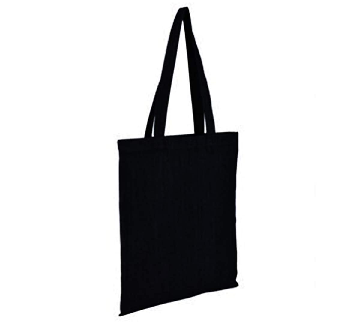 plain black tote