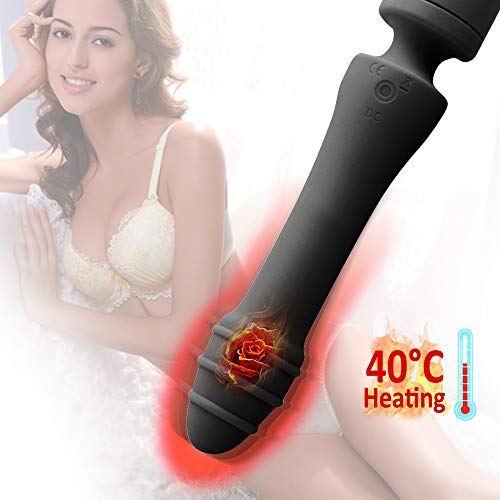 AUPLAY Massagestab mit Heizung und Silikon für Körpermassage