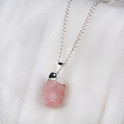 British-Fossils-Pendant-Necklace-Silver-Plated-Handcrafted-Gemstone-Jewellery-Giftstones-Collection