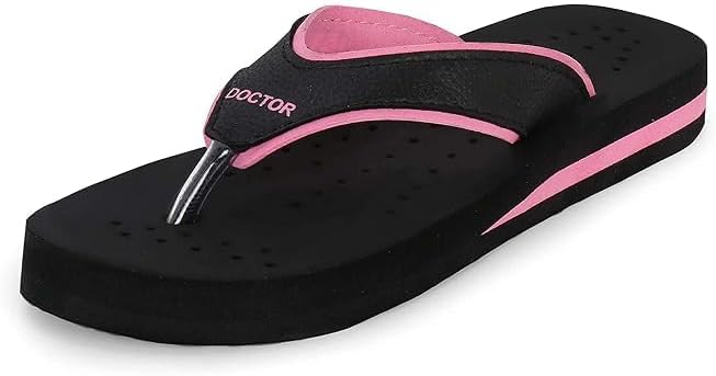 DOCTOR EXTRA SOFT Care Diabetic Orthopedic Pregnancy Flat Super Comfort Dr Flipflops and House Slippers For Women's and Girl's D-18
