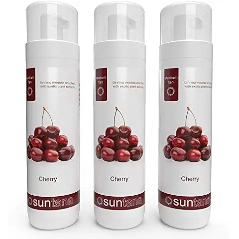 Suntana Cherry Fragranced 10% Sunless Self Tanning Mousse - Medium Tan Cover