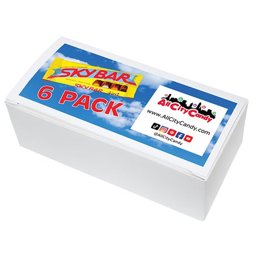 Sky Bar Pack of 6 1.5 oz Bars Nostalgic Candy Bar Multi pack 6-pack - Thumbnail 3
