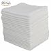 (20 Pack) FIBEROMANCE 9" x 9" Ultra Soft Microfiber Cloths,Quick Absorbent, Easily Remove Dust, Dirt, Fingerprints, Oil & Smudges, Lint-Free,Non-abrasive,Safe for Glasses,LCD Screens,Camera,Phones