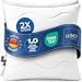 LILENO HOME Allergiker Kopfkissen 80x80 (2er Set) – 95°C waschbar...