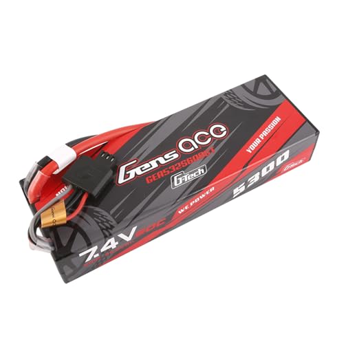 Gens ace G-Tech 5300mAh 7.4V 60C 2S Lipo Battery HardCase 24