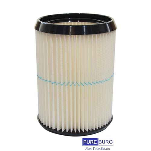 PUREBURG 17812 Replacement Blue Stripe Cartridge Filter Compatible with Craftsman Dry Shop vacs Replace Part 17812 9-17812 73108 (for Dry Vac Before 1988),2-Pack by PUREBURG - Used condition - Image 5