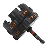 Schraubenschlüssel-Set mit Reißverschluss für schnelles Entfernen von Muttern und Schrauben, Flügelmutter-Schraubendreher-Set, passend für 1/4 Zoll, 3/8 Zoll, 1/2 Zoll Stangen