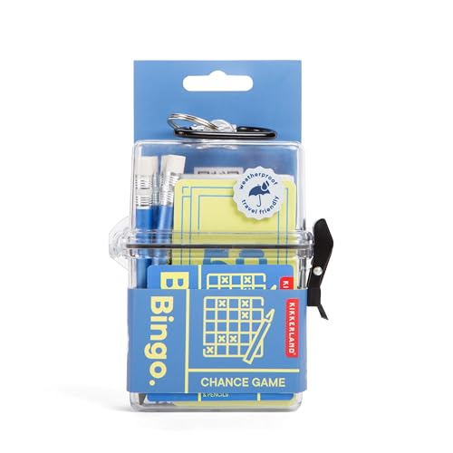 Jeu de voyage Bingo to Go avec étui étanche et cartes de loto nomades