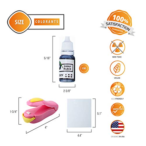 Natural Food Coloring And Soap Dye -Bundle Of 12 (10Ml) Liquid Bath Bomb Colorant 25 Wrap Bags 1 Sealer- Food Grade Skin Safe Dye For Slime Pigment Food Dye Bath Bombs Diy Making Crafts Supplies #TOP4