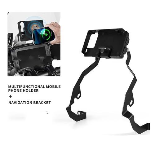 Support téléphone moto navigation avec kit recharge sans fil RA1250