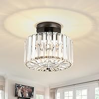 Modern Mini Flush Mount Crystal Chandelier only .87: eDeal Info