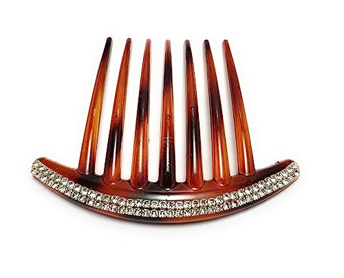 Fermacapelli Con Fiore Glitter E Strass – Argento O Oro Rosa – 1 Paio – Clip Per Capelli Da Cerimonia