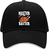 YRGSJK Gorra de béisbol de Malla clásica Master cocinando Pavo Divertida Gorras Ajustables de poliéster Casual Adult or Holiday Estampado Camping al Aire Libre Senderismo
