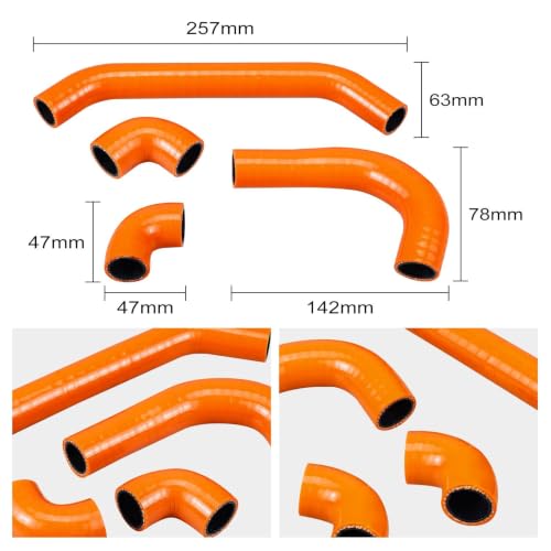 Kit De Colliers Serrage pour Tuyau Radiateur Moto, pour EXC 300 250 XCW XC SX 2023 2024 – vue 3
