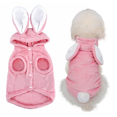 MESHEEN Dogs Sweaters Sweatshirt with Hoodie Padded Pet Premium Winter Coat, Puppy Dog Sweatshirts Pullover for Small Dogs, Dog Clothes Jacket Apparel Thickened for Winter