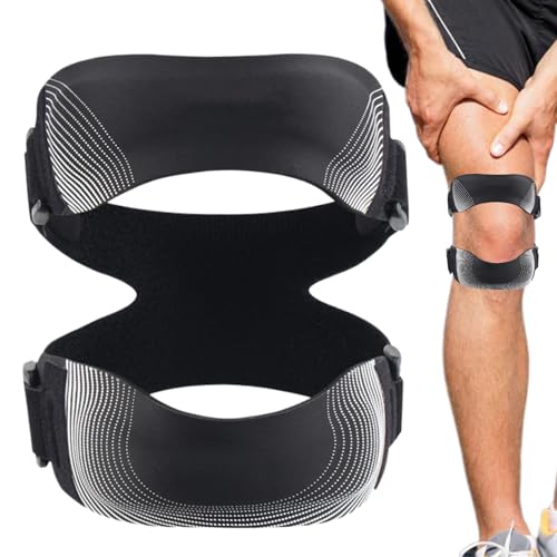 Rodilleras para hombre | Protección y soporte rotulianos, protección rótula con protección para escalada en roca y ciclismo