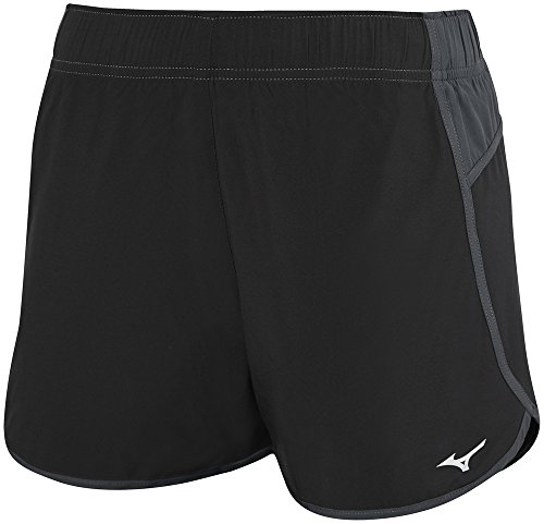 Mizuno Atlanta Cover Up Volleyball Shorts Black/Charcoal Mizuno Atlanta Cover Up Volleyball Shorts Black/Charcoal
