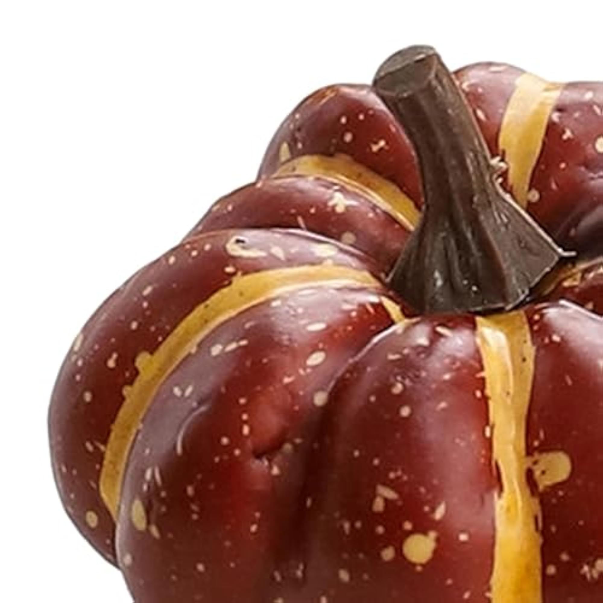 Artificial Brown Pumpkin Decor for Halloween Table Centerpiece