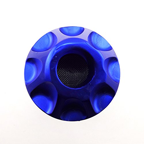 Stoneder, marmitta di scarico blu da 28 mm, per