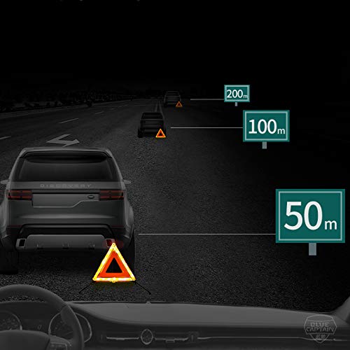 Fasmov 3 Pack Triangle Warning Frame Triangle Emergency Warning Triangle Reflector Safety Triangle Kit, Emergency Triangle For Vehicles, Car Road Reflective Kit #TOP4