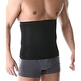 SPORTIA 加圧 ウエストサポーター 腹巻 お腹 引き締め 男女兼用 ブラック L