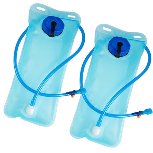 DKDDSSS 2 Pièces Poche Hydratation 2 litres, Poche a Eau Sacs à Dos d'hydratation Sacs d'hydratation, Gourde Souple Running, Grand Réservoir d'eau à Ouverture pour Utilisation en Extérieur Randonnée