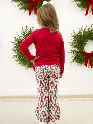 Image of RuffleButts Baby Girls Stretchy Flare - Ruffle Pants