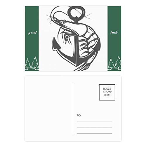Cartes postales bonne chance DIYthinker, coffret cadeau 20 pièces sur l'océan et la mer