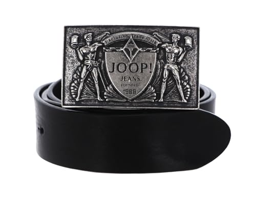 Ceinture Joop! en cuir noir large de 4,0 cm pour maintenir vos jeans confortablement sans serrer