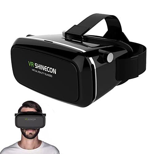 CYPHON-VR-Virtual-Reality-Set-Glasses-VR-Premium-VR-Set-Without-Remote-Controller-for-Smartphones-for-GamingBlack