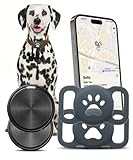 Tracker Tag für Hunde, kompatibel mit Apple „Wo ist?“, ohne ABO, Bluetooth Tracker für iPhone, mit Silikonhülle für Hundehalsband, für Hunde, Katzen & Haustiere(2 Packs)